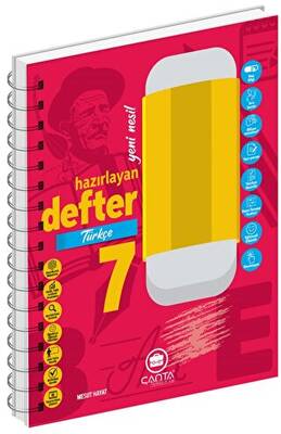 Çanta Yayınları 7. Sınıf Türkçe Okula Yardımcı Hazırlayan Defter - 1