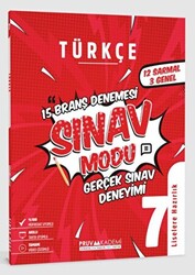Pruva Akademi 7. Sınıf Türkçe Sınav Modu 15 Deneme - 1