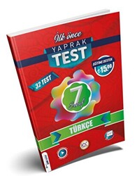 İlk Önce Yayıncılık 7. Sınıf Türkçe Yaprak Test - 1