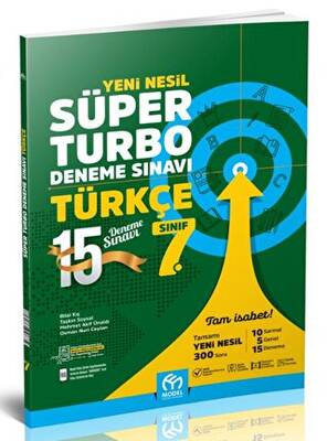 Model Eğitim Yayıncılık 7. Sınıf Türkçe Yeni Nesil Süper Turbo Deneme Sınavı - 1