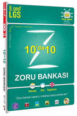 Tonguç Akademi 2021 8. Sınıf 10`da 10 Zoru Bankası - 1