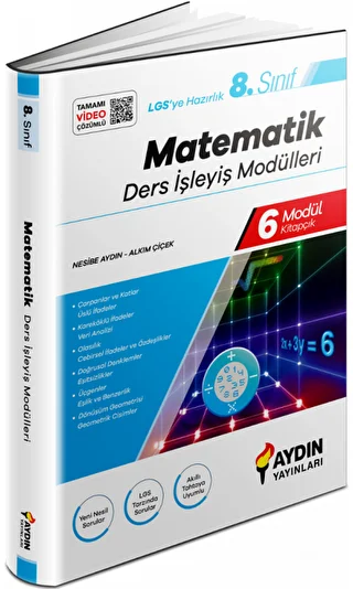 Aydın Yayınları 8. Sınıf Aydın Matematik Ders İşleyiş Modülleri - 1