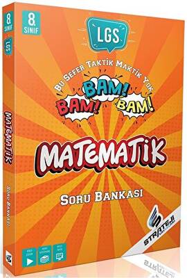 Strateji Yayınları 8. Sınıf Bam Bam Matematik Soru Bankası - 1