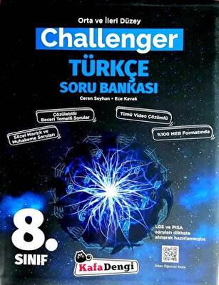 Kafa Dengi Yayınları 8. Sınıf Challenger Türkçe Soru Bankası - 1