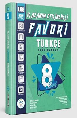 AV Yayınları 8. Sınıf Favori Kazanım Etkinlikli Soru Bankası Türkçe - 1