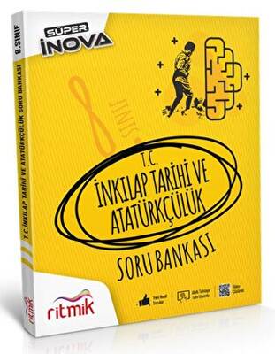 Ritmik Yayınları 8. Sınıf İnkılap Tarihi ve Atatürkçülük - Süper İnova Soru Bankası - 1
