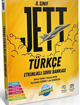 Ünlüler Karması 8. Sınıf JETT Türkçe Etkinlikli Soru Bankası - 1