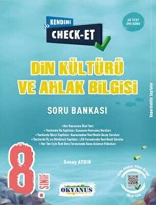 Okyanus Yayınları 8. Sınıf Kendini Check - Et Din Kültürü Ve Ahlak Bilgisi Soru Bankası - 1