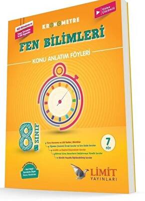 Limit Yayınları 8. Sınıf Kronometre Fen Bilimleri Konu Anlatım Föyleri 7 Föy - 1