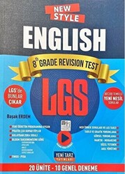 Yeni Tarz Yayınları 8. Sınıf LGS English 20 Ünite 10 Deneme - 1