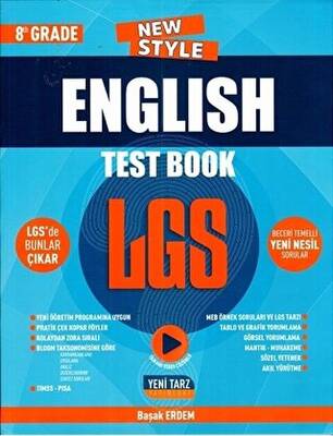 Yeni Tarz Yayınları 8. Sınıf LGS English Test Book - 1