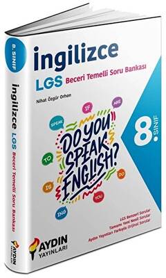 Aydın Yayınları 8. Sınıf LGS İngilizce Beceri Temelli Soru Bankası - 1