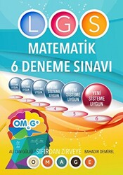 Omage Yayınları 8. Sınıf Omage Lgs Matematik 6 Deneme Sınavı - 1