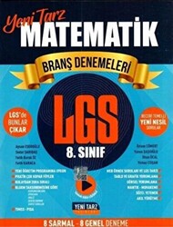 Yeni Tarz Yayınları 8. Sınıf LGS Matematik Branş Denemeleri - 1
