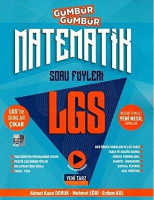 Yeni Tarz Yayınları 8. Sınıf LGS Matematik Gümbür Gümbür Soru Föyleri - 1