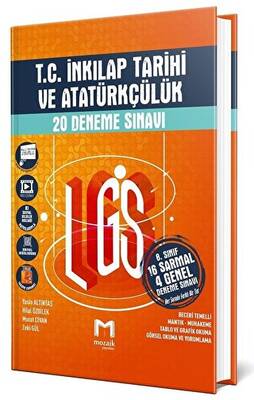 Mozaik Yayınları 8. Sınıf LGS TC İnkılap Tarihi ve Atatürkçülük 20 Deneme - 1