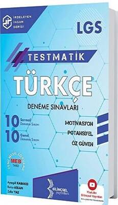 Bilinçsel Yayınları 8. Sınıf LGS Testmatik Türkçe Deneme Sınavları - 1