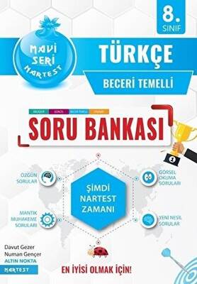 Nartest Yayınevi 8. Sınıf Mavi Türkçe Soru Bankası - 1