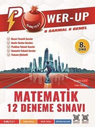 Nartest Yayınevi 8. Sınıf Power-Up Matematik 12 Deneme Sınavı - 1
