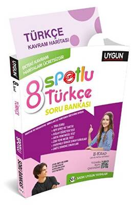Sadık Uygun Yayınları 8. Sınıf Spotlu Türkçe Soru Bankası - 1