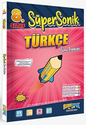 Süpersonik Yayınları 8. Sınıf SüperSonik Türkçe Soru Bankası - 1