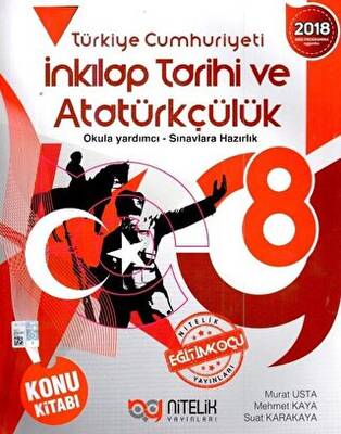 Nitelik Yayınları - Bayilik 8. Sınıf T.C. İnkılap Tarihi ve Atatürkçülük Konu Kitabı - 1