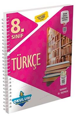 Murat Yayınları 8. Sınıf Türkçe Okulum Akıllı Defter - 1