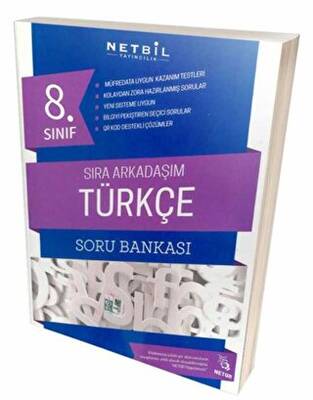 Netbil Yayıncılık 8. Sınıf Türkçe Sıra Arkadaşım Soru Bankası - 1