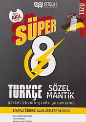 Nitelik Yayınları - Bayilik 8. Sınıf Türkçe Süper Sözel Mantık Görsel Okuma ve Grafik Yorumlama Soru Kitabı - 1