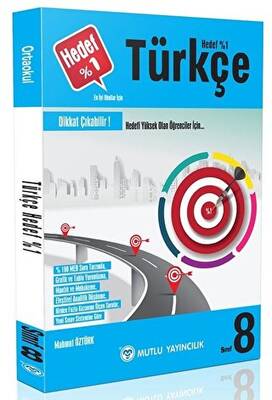 Mutlu Yayıncılık 8. Sınıf Türkçe Yeni Nesil Soru Bankası Hedef % 1 - 1