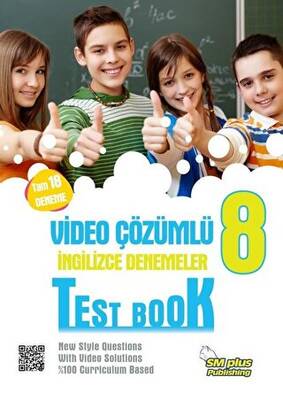 SM Plus Publishing 8. Sınıf Video Çözümlü İngilizce Denemeler Test Book - 1