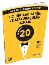 Hız Yayınları 8. Sınıf LGS T.C. İnkılap Tarihi ve Atatürkçülük Uzmanı 20 Deneme Sınavı - 1