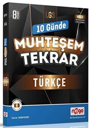 Nego Yayınları 8. Sınıf LGS Türkçe 10 Günde Muhteşem Tekrar - 1