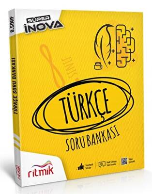 Ritmik Yayınları 8. Sınıf Türkçe Süper İnova Soru Bankası - 1
