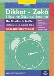9-10 Yaş Dikkat - Zeka Bilişsel ve Düşünsel Beceriler 6. Kitap - On Dakikalık Testler Matematik ve Görsel Zeka - 1