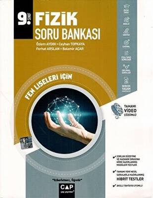 Çap Yayınları 9. Sınıf Fizik Fen Soru Bankası - 1