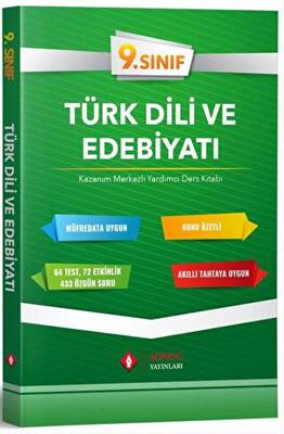 Sonuç Yayınları 9. Sınıf Türk Dili Edebiyatı Ders Kitabı - 1