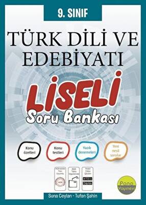 Pano Yayınevi 9. Sınıf Türk Dili ve Edebiyatı Liseli Soru Bankası - 1