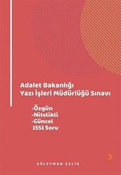 Cinius Yayınları Adalet Bakanlığı Yazı İşleri Müdürlüğü Sınavı - 1