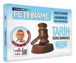 Adli İdari Hakimlik İcra Müdürlüğü Fetihname Tarih Soru Bankası Çözümlü - 1