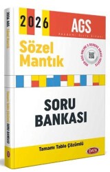 AGS Sözel Mantık Tamamı Tablo Çözümlü Soru Bankası - Data Yayınları
