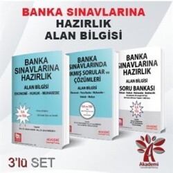 Akademi Consulting Training Banka Sınavlarına Hazırlık Alan Bilgisi 3 Kitap Takım - Akademi Consulting Training