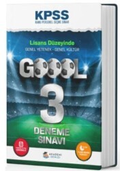Akademi Denizi Yayıncılık KPSS Genel Yetenek Genel Kültür Lisans Goool 3 Deneme - Akademi Denizi Yayıncılık