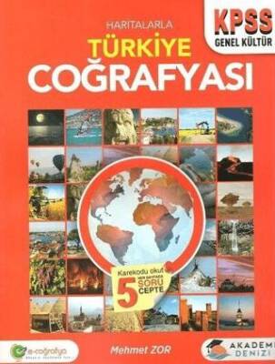 Akademi Denizi Yayıncılık KPSS Haritalarla Türkiye Coğrafyası - 1