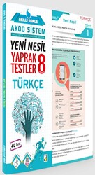 Damla Yayınevi Akıllı Damla Türkçe Yeni Nesil Yaprak Testler-8. Sınıf - 1