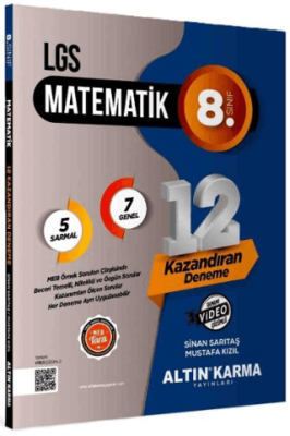 Altın Karma Yayınları - Bayilik LGS Matematik Sarmal Deneme - 1