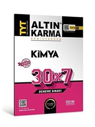 Altın Karma Yayınları Altınkarma TYT Kimya 30X7 Deneme Sınavı 2023 - 1
