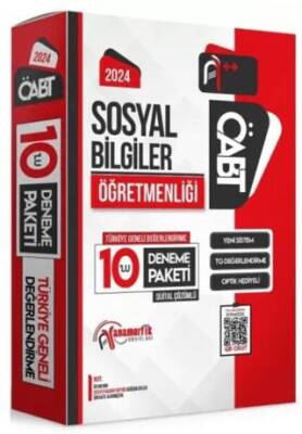 Anamorfik Yayınları 2024 ÖABT Sosyal Bilgiler Öğretmenliği Türkiye Geneli 10 Deneme Dijital Çözümlü - 1