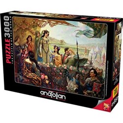Anatolian Puzzle Lancelot & Guinevere 3000 Parça Puzzzle 4929 - 1