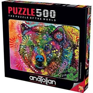 Anatolian Puzzle Sevimli Ayı 500 Parça Puzzle 3629 - 1